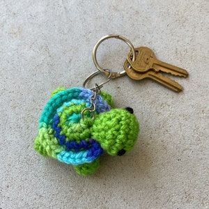 Gehäkelte Schildkröte Keychain, gehäkelte Tier Keychain