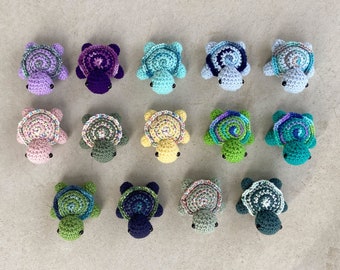 Crochet Turtles, Handmade, Amigurumi, Cute