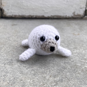 Crochet Seal, Crochet Animal, Amigurumi Seal