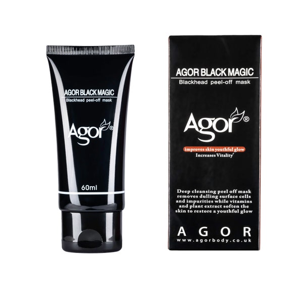 Agor Charcoal Peel-Off Black Mask zur Entfernung von Unreinheiten und Mitessern (60ml)