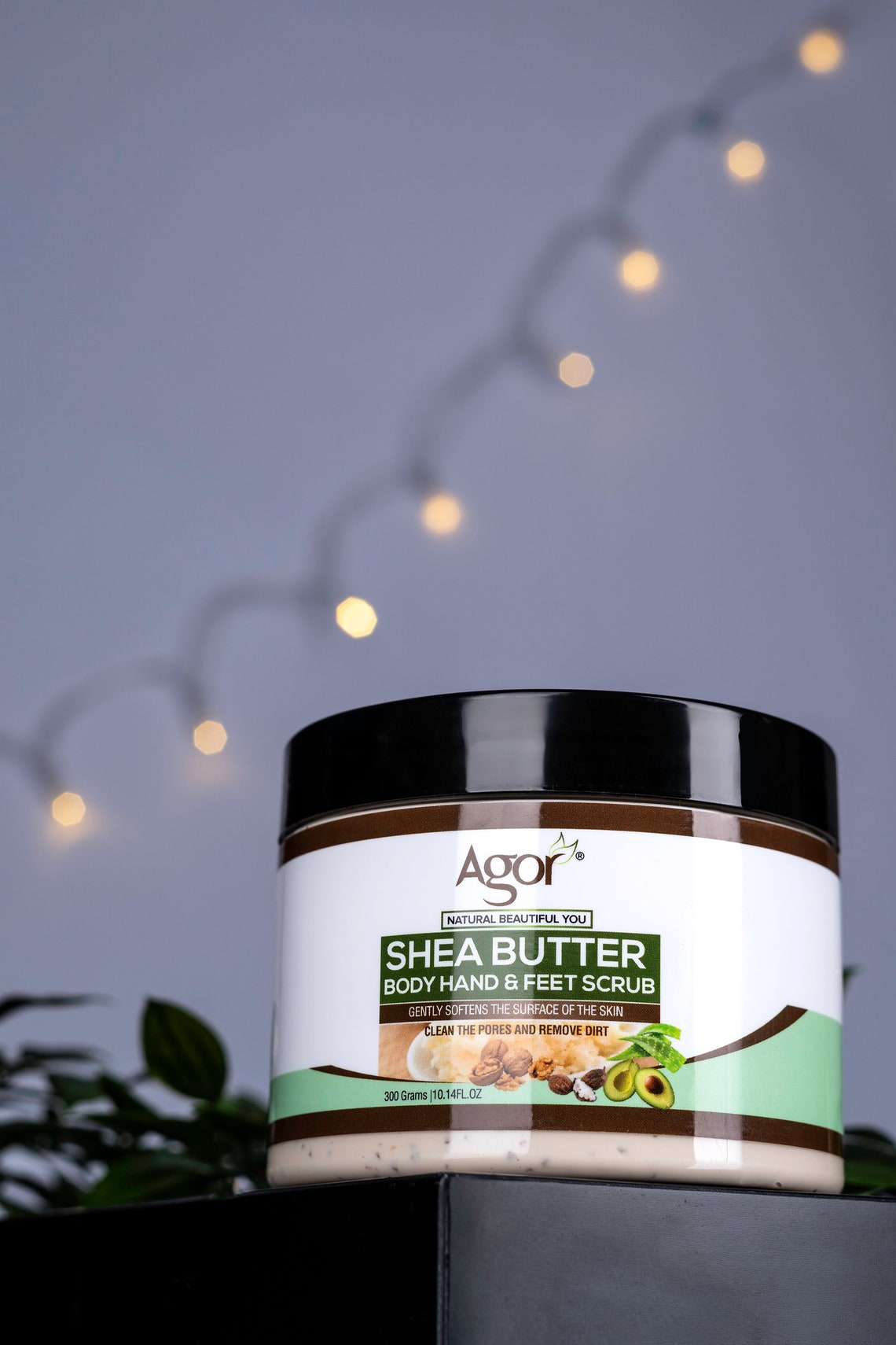 Agor Shea Butter Body Hand & Feet Scrub Exfoliates and Etsy