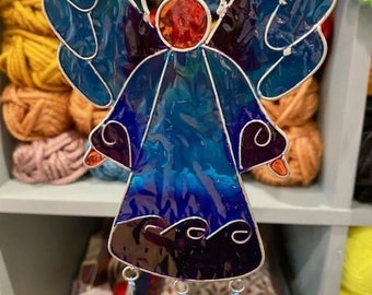 Blue angel sun catcher 27cm