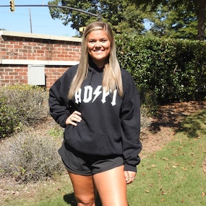SAMPLE SALE* ADPI Lightning Hoodie  - Alpha Delta Pi Hoodie Sweatshirt