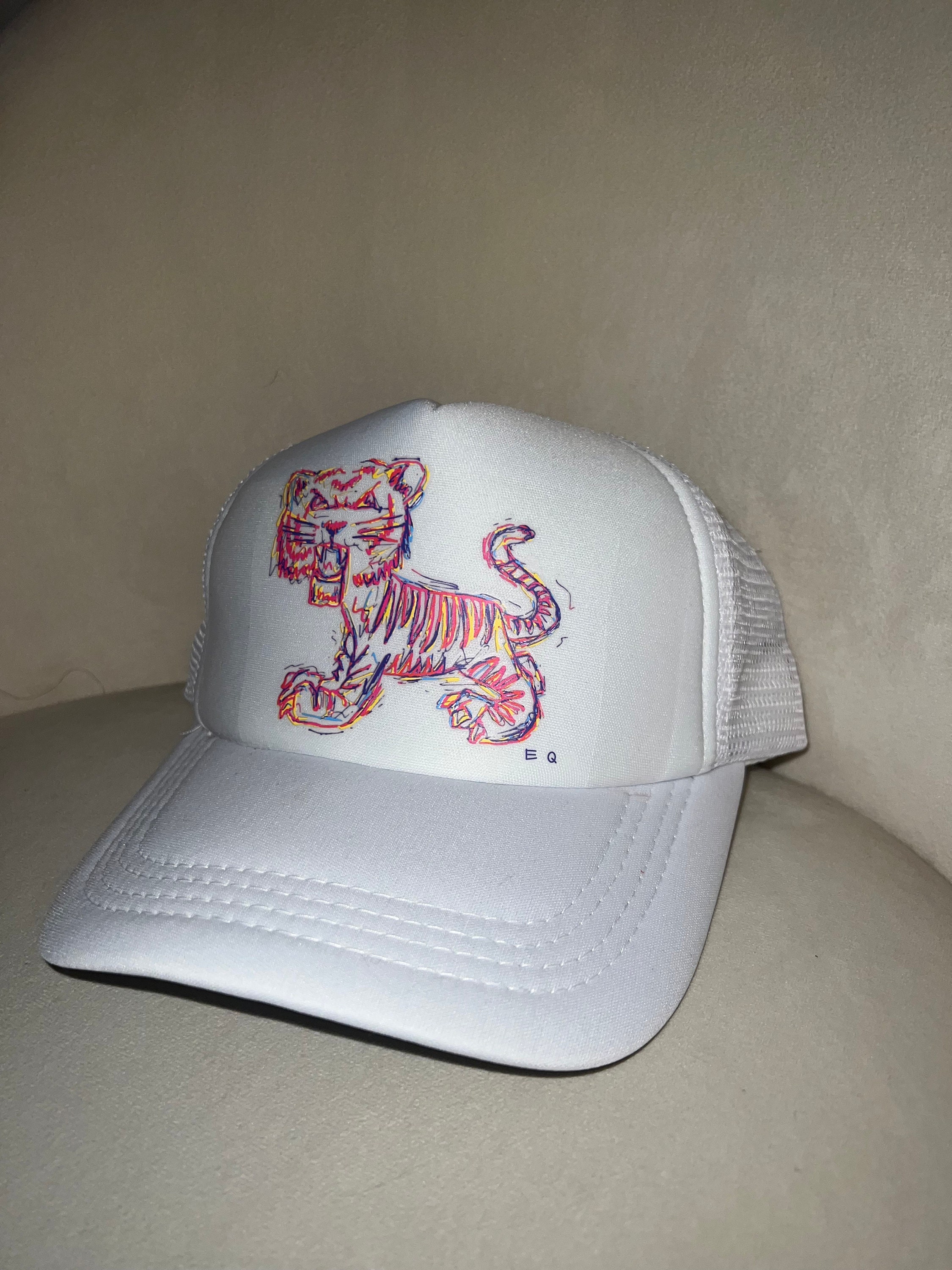 Clemson University Inspired Tiger Trucker Hat