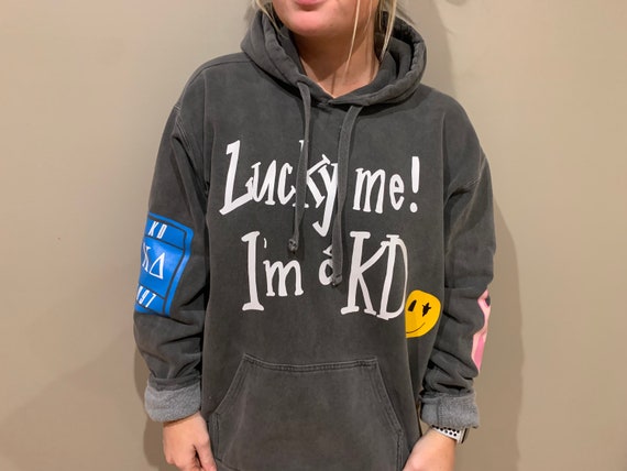 Lucky Me I'm a KD Kappa Sorority Sweatshirt Hoodie | Etsy
