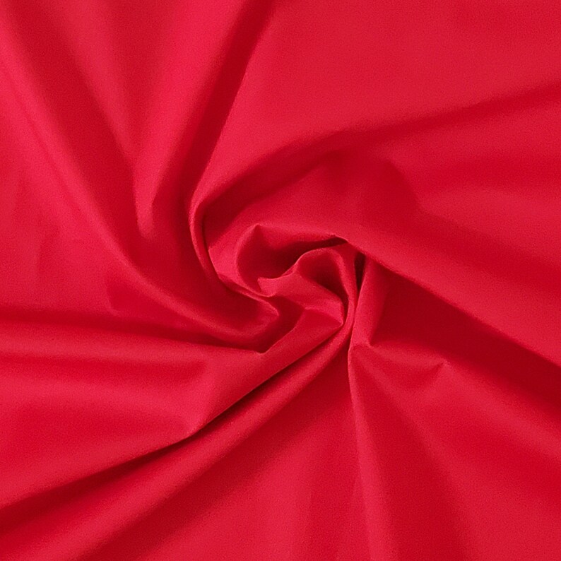 Red 97 Cotton Stretch Poplin Fabric by Yard 56 inches Width Etsy