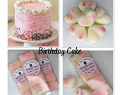 Birthday Cake Wax Melts Wax Melts Scented 100 Soy Wax Home Fragrances Snap Bar Waffle Hearts