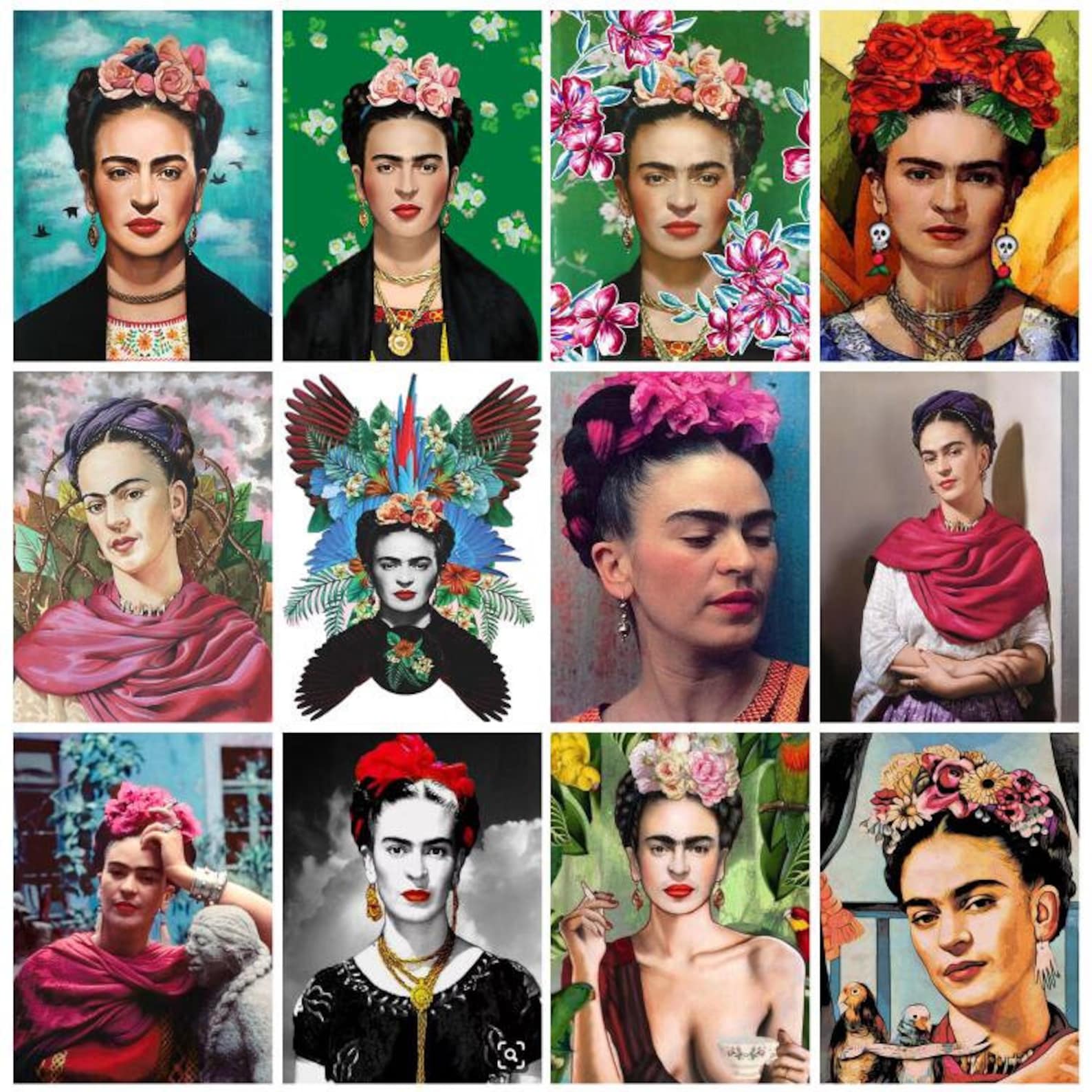 Frida Kahlo DIY Diamond Painting 5D Full Square/round Drill | Etsy