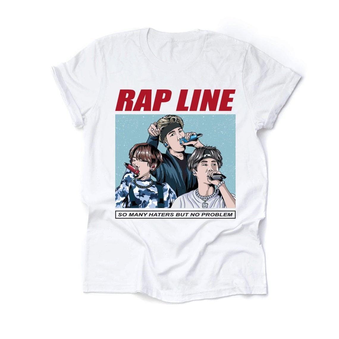 Rap Line BTS TShirt BTS Cypher KPop Tee RM Suga JHope Etsy