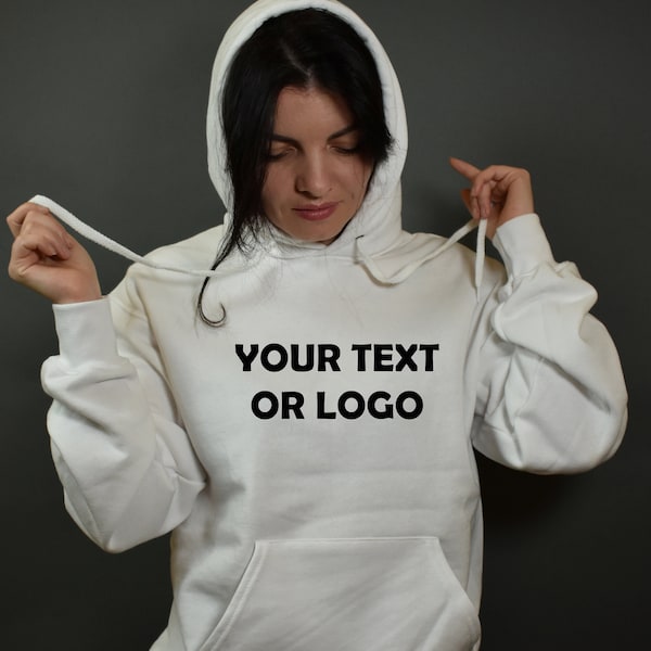 Personaliesierter Hoodie, Sweatshirt bestickt mit Text oder Logo nach Wusch