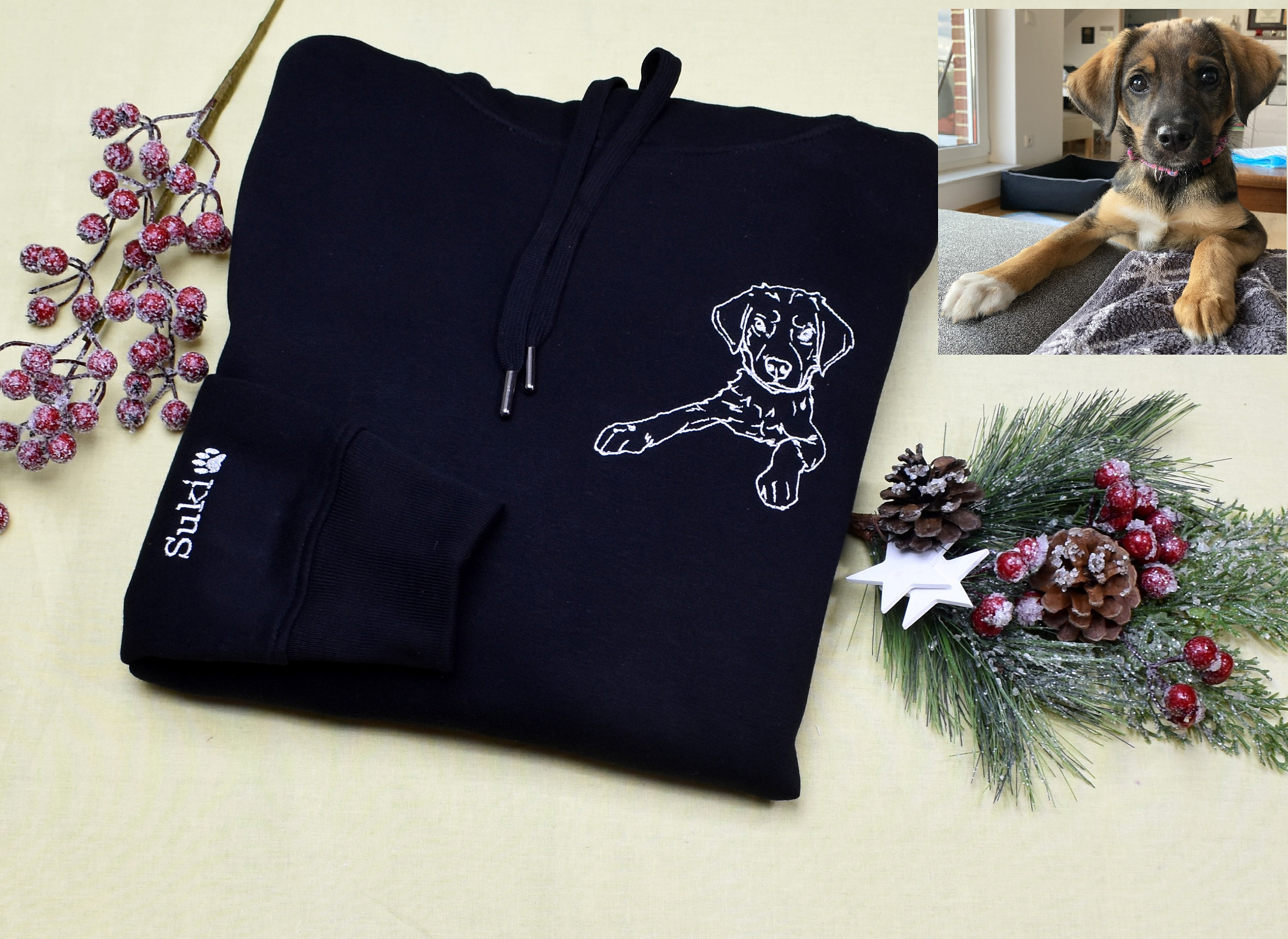 Tongcloud Hundepullover, Strickpulli Mit Herz – Warme Winterkleidung Für Kleine Hunde & Welpen
