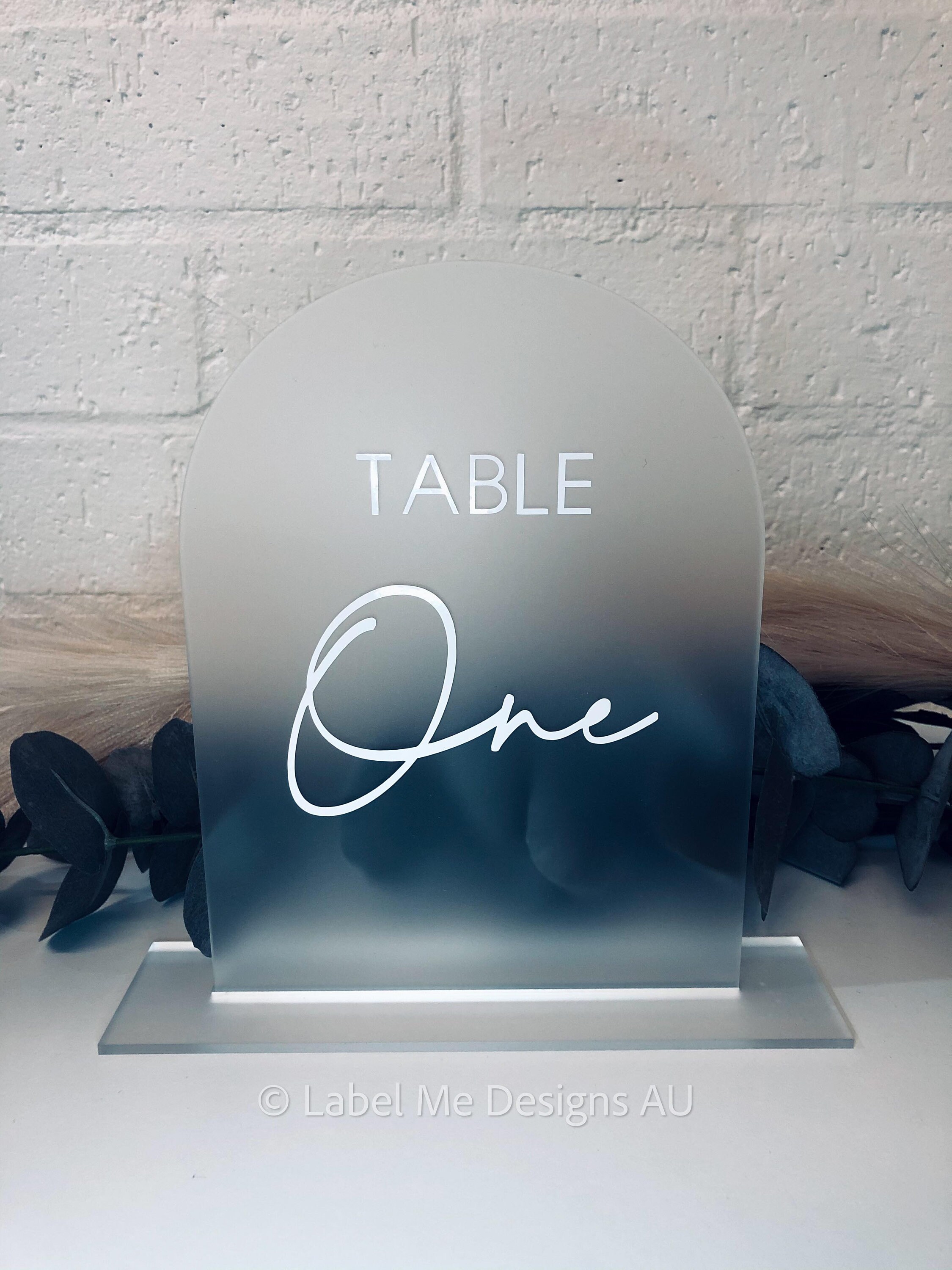 Acrylic Table Number Signs Guestbook Sign Table Numbers Etsy