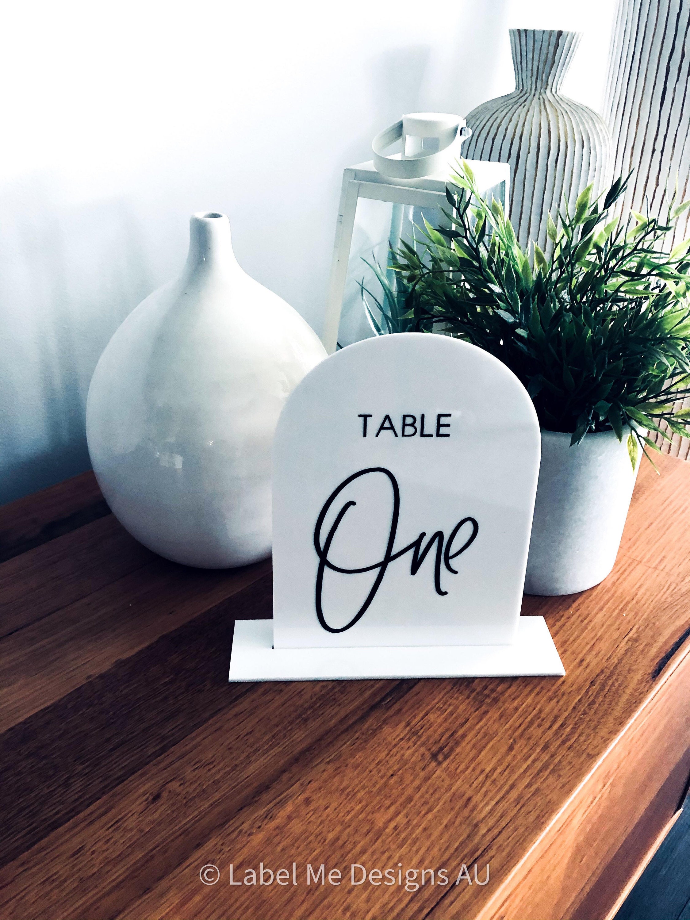 Acrylic Table Number Signs Table Numbers L Wedding Etsy Australia
