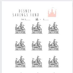 Vacation Savings Fund Tracker, Budget Sheet, Sinking Fund, Money Challenge