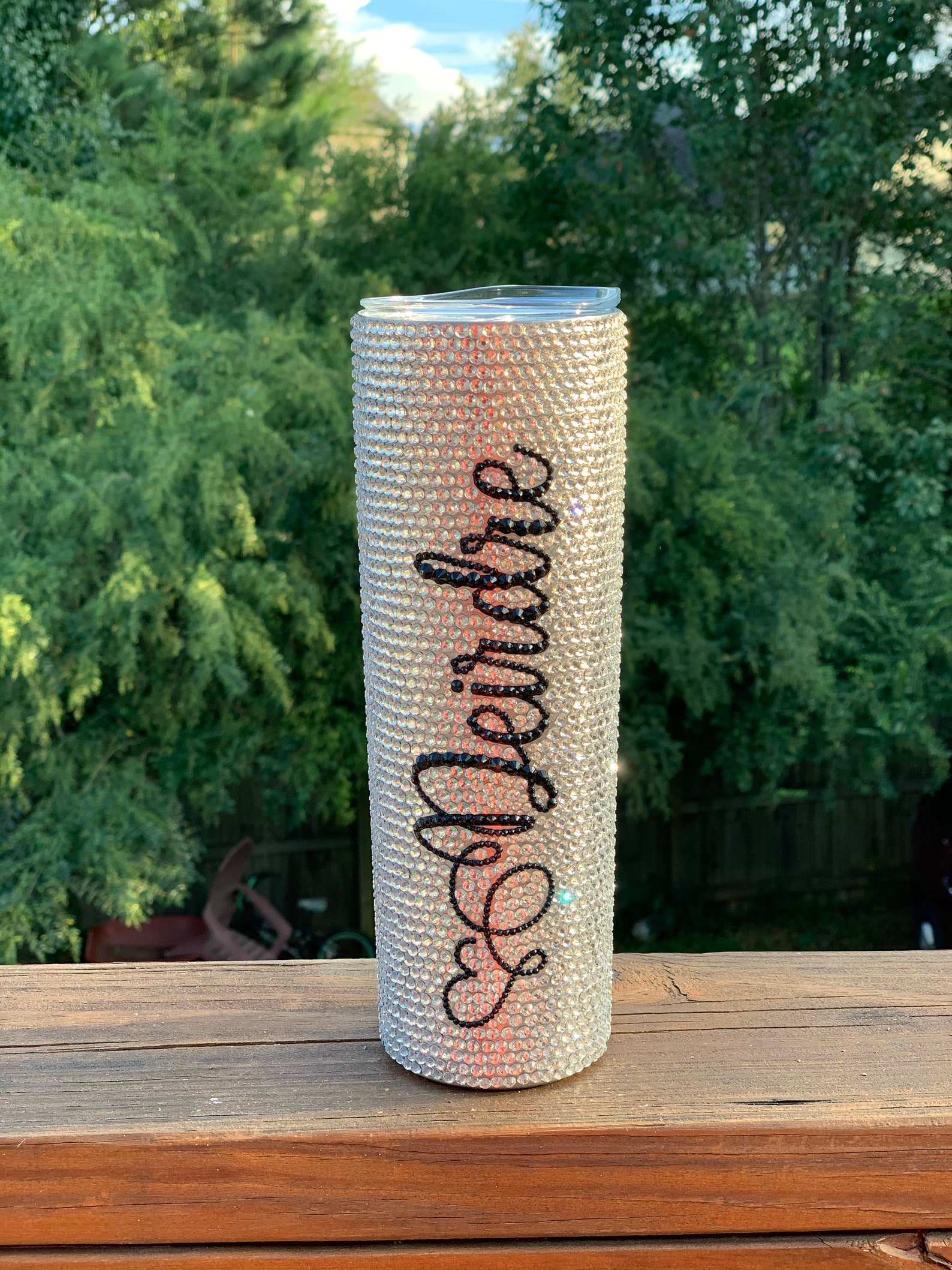 Rhinestone Tumbler/ Bling Tumbler Etsy