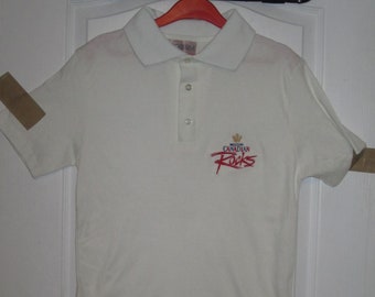 MOLSON CANADIAN ROCKS Embroidered Golf Shirt From 1989 Rare and Vintage!!