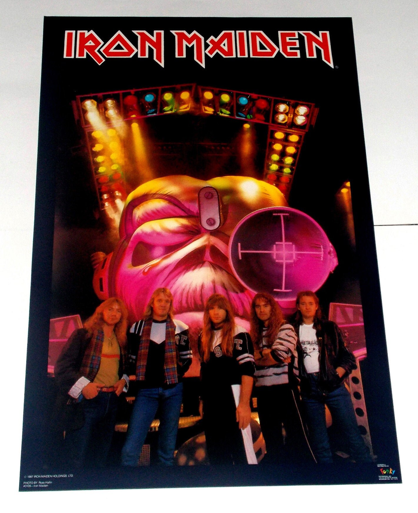 IRON MAIDEN 1987 大判ポスター ヴィンテージ レア IRON MAIDEN Group POSTER From 1987, Metal, Vintage and Rare!! - Etsy