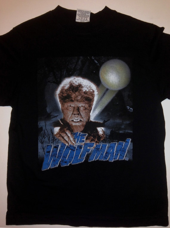 The WOLFMAN, Youth Size T-shirt, Vintage And Rare!