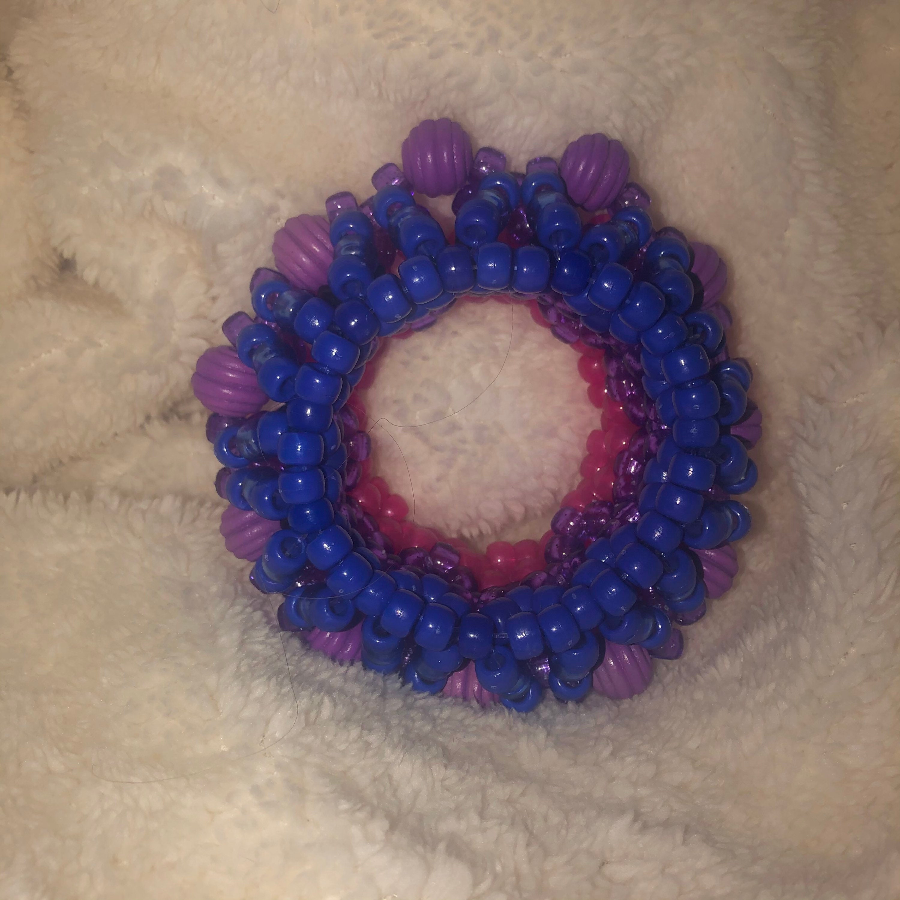 Bisexual UFO Kandi cuff bi pride 3D beaded bracelet | Etsy