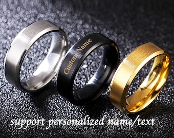 Titanium Rings Etsy