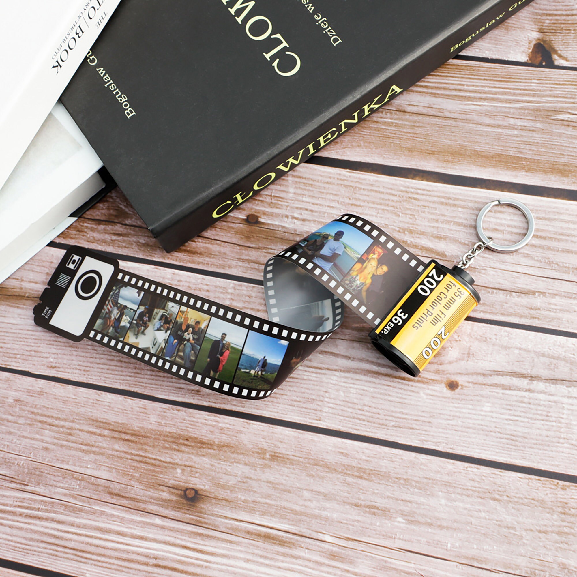 Personalized Photo Film Camera Roll KeychainReel Album Custom Etsy