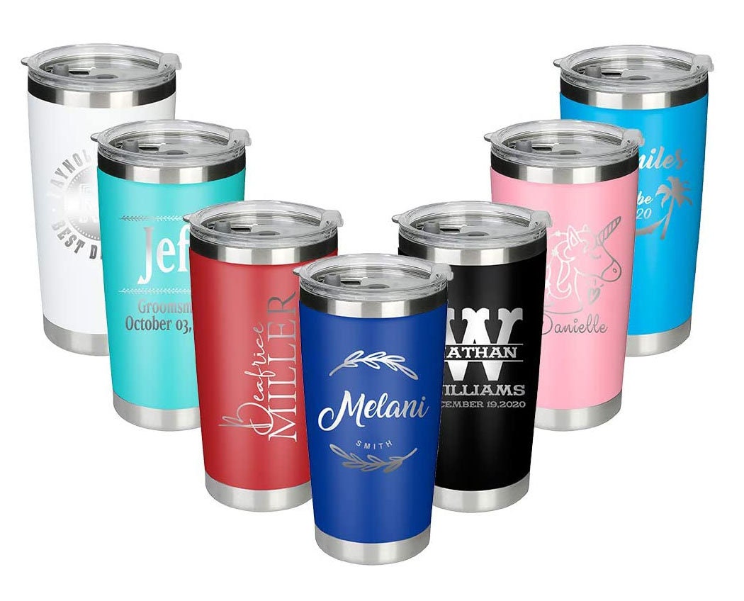 Personalized Stainless Steel TumblerCustom 304 20oz Double Etsy