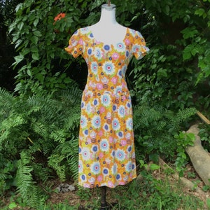 Cotton summer dress 1980s image 1