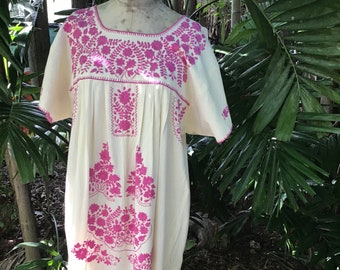 Vintage Mexican maxi dress