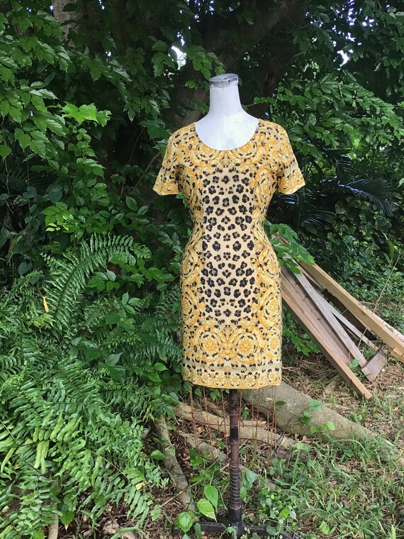 Vintage Bloomingdales silk Dress - image 2