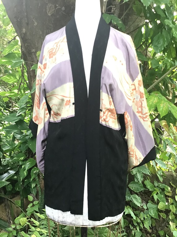 Reversible Japanese silk Kimono - image 4