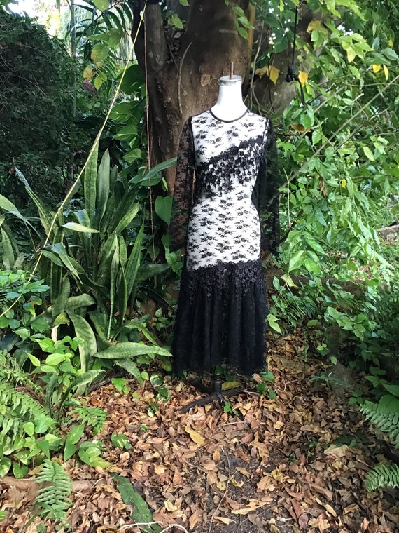 Lace Dress in black - image 1