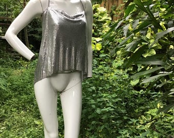 Vintage metal top from Zara