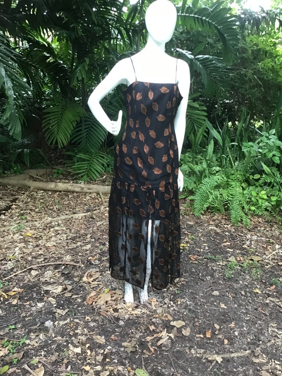 Vintage spaghetti strap silk Dress