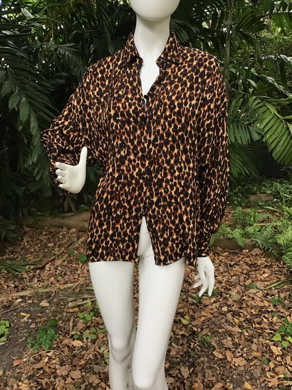 80s silk blouse by Exit Shop - image 4