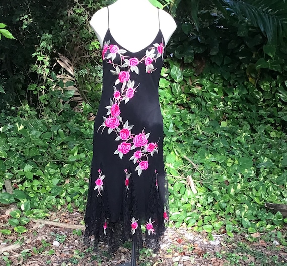 Sue wong silk best sale dress