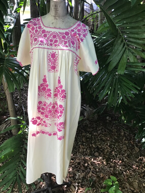 Vintage Mexican maxi dress - image 1