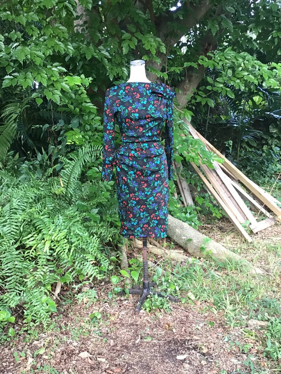Vintage Silk Dress 1980s