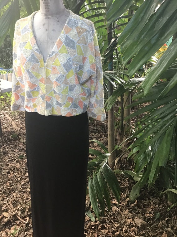 Vintage beaded cardigan