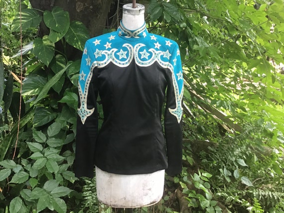 Vintage top with suede and sequins - image 4