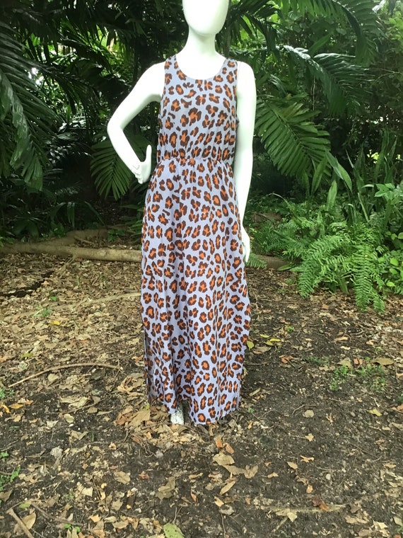 Vintage 80s maxi Dress - image 2