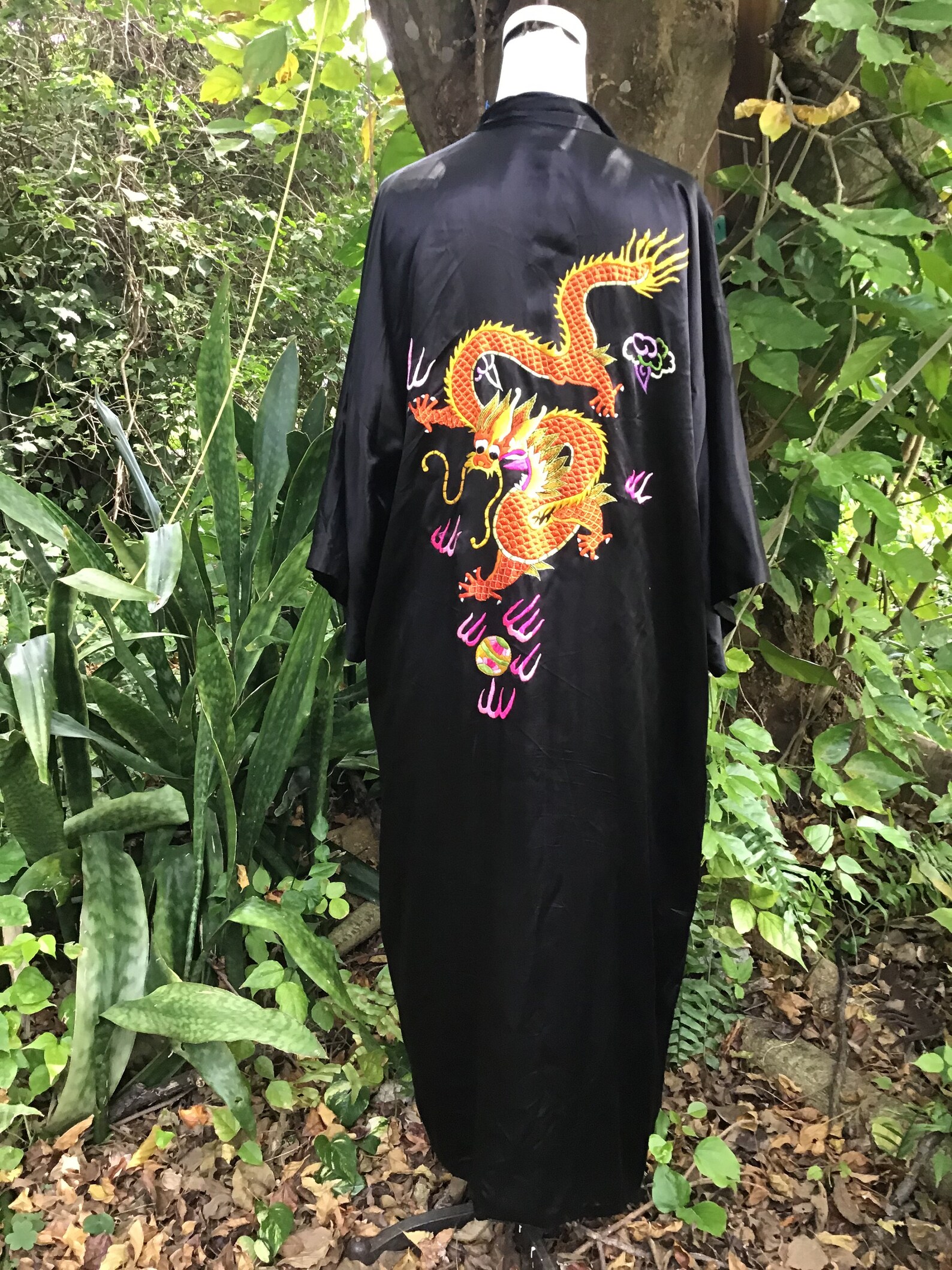 Vintage Silk Chinese Robe Etsy Australia