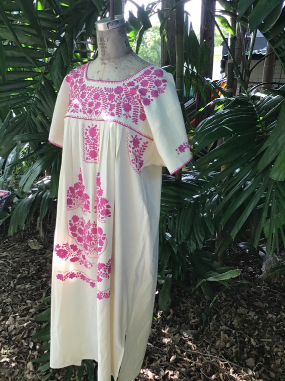 Vintage Mexican maxi dress - image 2