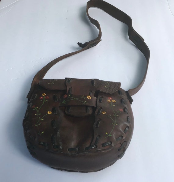 Vintage 1970s leather Bag - image 4