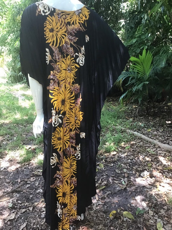 Vintage 60s poly lightweight kaftan - image 6