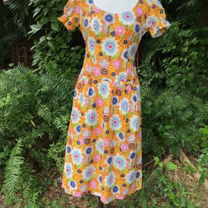 Cotton summer dress 1980s image 3