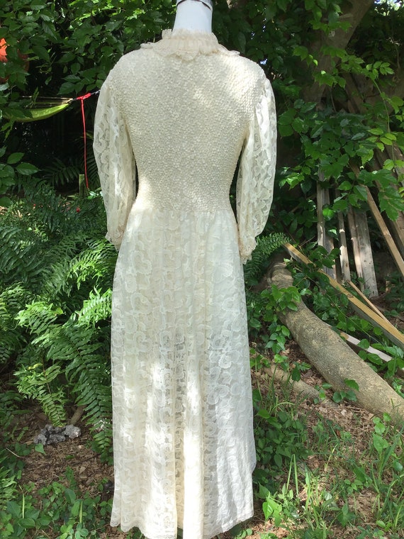 Odette Basra lace dress 1960s - image 8