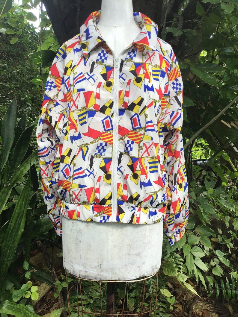 Vintage forever21 Nylon jacket with body suit