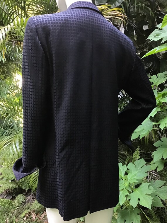 Vintage Armani. Hound tooth lightweight one button jacket View 2