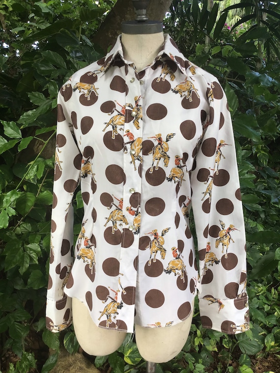 Vintage western rodeo shirt