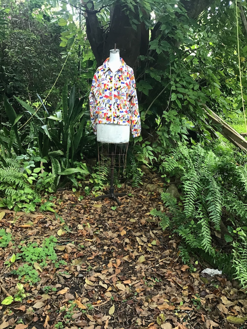 Vintage forever21 Nylon jacket with body suit